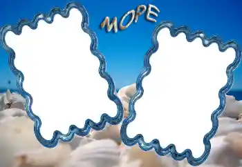 Inscripción en el marco: En el mar